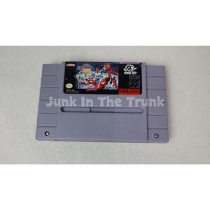 Bill Laimbeer's Combat Basketball Super Nintendo game Working